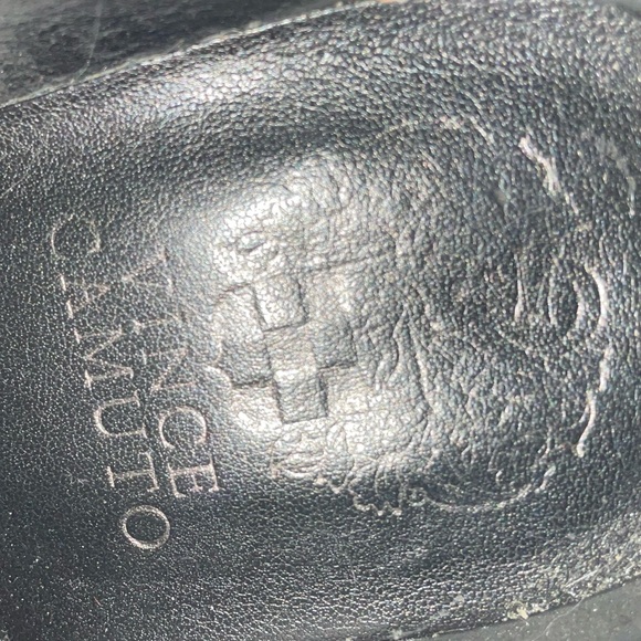 Vince Camuto “Gidgeta” black leather pointed toe heeled ankle boots size 10 - Picture 8 of 8